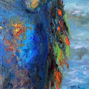 Pictură ulei November rain - arte vizuale și accesorii  - picturi - pictură în ulei - Artynos.ro