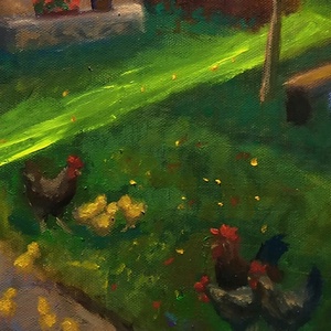 Pictură ulei Aievea - arte vizuale și accesorii  - picturi - pictură în ulei - Artynos.ro