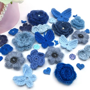 Lot accesorii crosetate + nasturasi asortati - accessorii și unelte - accesorii decorative - alte accesorii - Artynos.ro