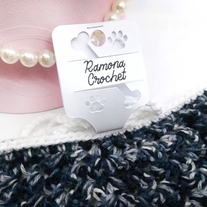 Bandana crosetata  Handsome Boy  - casă & stil de viață - accesorii pentru animale  - paturi și echipamente câini - colier de câine, set de lesă - Artynos.ro