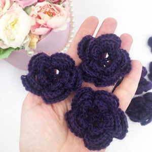 Flori crosetate  - accessorii și unelte - obiecte de decorare - textil de decorare - Artynos.ro