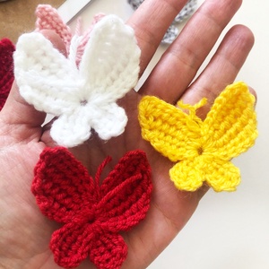 Fluturi crosetati - accessorii și unelte - accesorii decorative - alte accesorii - Artynos.ro