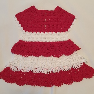 Rochiță crosetata pentru fetițe  - îmbrăcăminte și modă - haine bebeluși, haine copii - rochii fetițe - Artynos.ro