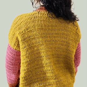 Colorful Crochet Cardigan - îmbrăcăminte și modă - haine damă - hanorace, cardigane - Artynos.ro