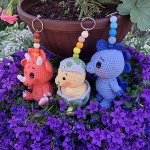 Breloc dino  - genți și portofele - accesorii genți - breloc - Artynos.ro