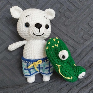 Ursulet cu colac - jucării și echipamente pentru copii - plușuri - ursuleț de pluș - Artynos.ro