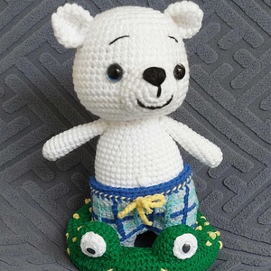 Ursulet cu colac - jucării și echipamente pentru copii - plușuri - ursuleț de pluș - Artynos.ro