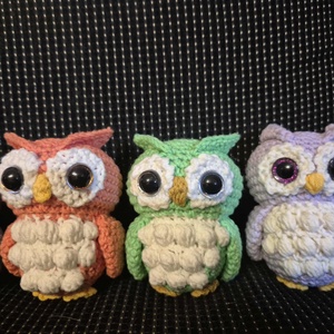 Bufnițe Mini - genți și portofele - accesorii genți - breloc - Artynos.ro