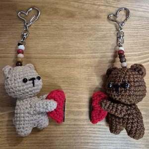 Set de ursuleți � inimă magnetică - genți și portofele - accesorii genți - breloc - Artynos.ro