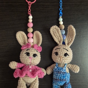 Breloc iepuras crosetat, Genti si portofele, Accesorii genti, Breloc, Crosetat, ARTYNOS