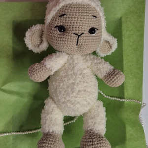 Mielusel baby crosetat - jucării și echipamente pentru copii - plușuri - miel de pluș - Artynos.ro