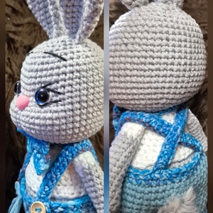 Iepuraș Micul Gentleman - jucării și echipamente pentru copii - plușuri - iepure de pluș - Artynos.ro