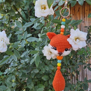 Breloc vulpe - genți și portofele - accesorii genți - breloc - Artynos.ro