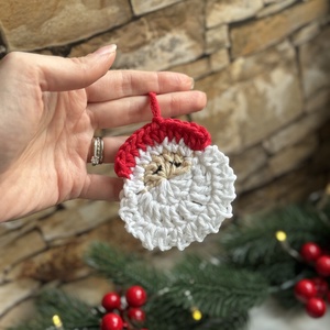 Ornament brad Mos Craciun - crăciun - decorațiuni de crăciun de casă - globuri de crăciun - Artynos.ro