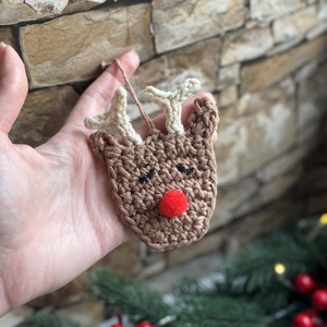 Ornament pentru brad Ren Rudoplh - crăciun - decorațiuni de crăciun de casă - globuri de crăciun - Artynos.ro