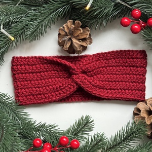 Bentita crosetata cu continut de lana - îmbrăcăminte și modă - eșarfe, pălării, fularuri - căciulă - Artynos.ro