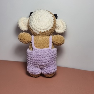 Caprita cu salopeta gaina crosetata - jucării și echipamente pentru copii - plușuri - figurine de pluș - Artynos.ro