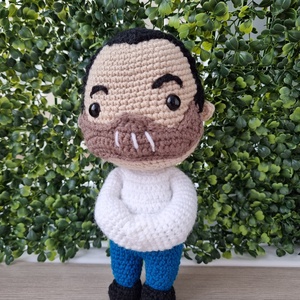 Hannibal Lector crosetat, Jucării și echipamente pentru copii, Plușuri, Păpușă croșetată, păpușă de pluș, Croșetat, Cusătură, ARTYNOS