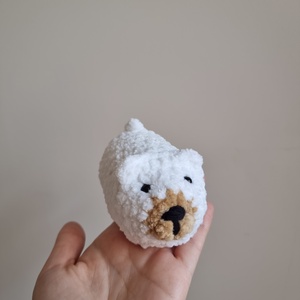 Urs polar crosetat - jucării și echipamente pentru copii - plușuri - ursuleț de pluș - Artynos.ro