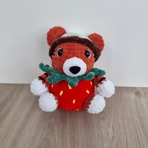 Tigru căpșună , Jucării și echipamente pentru copii, Plușuri, Figurine de pluș, Croșetat, Cusătură, ARTYNOS