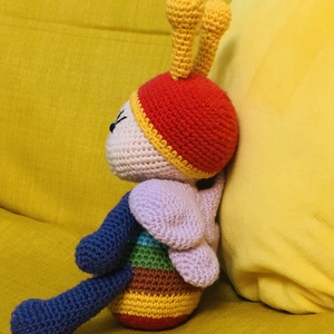 Fluturas multicolor - jucării și echipamente pentru copii - jucării bebeluși - minge bebeluși - Artynos.ro