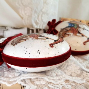 Calutul balansoar - decoratiune pentru bradul de Craciun - Artynos.ro