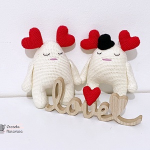Valentine's day, Jucării și echipamente pentru copii, Plușuri, Figurine de pluș, Croșetat, ARTYNOS