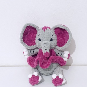 Elefant crosetat - jucării și echipamente pentru copii - plușuri - elefant de pluș - Artynos.ro