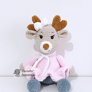 Ren crosetat, Jucarii si echipamente pentru copii, Plusuri, Figurine de plus, Crosetat, ARTYNOS