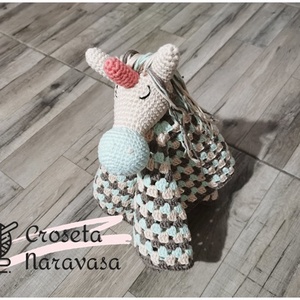 Unicorn crosetat, jucarie somn - Artynos.ro