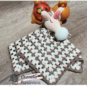 Unicorn crosetat, jucarie somn - jucării și echipamente pentru copii - plușuri - unicorn - Artynos.ro