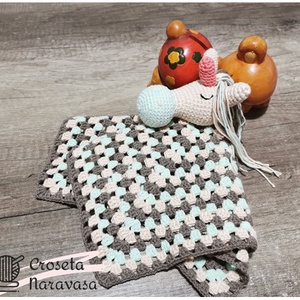 Unicorn crosetat, jucarie somn - jucării și echipamente pentru copii - plușuri - unicorn - Artynos.ro