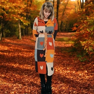 Cardigan crosetat, Imbracaminte si moda, Haine dama, Hanorace, cardigane, Crosetat, ARTYNOS