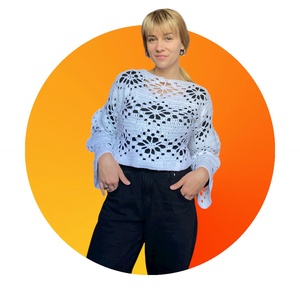 Bluza crosetata, Imbracaminte si moda, Haine dama, Bluze dama, Crosetat, ARTYNOS