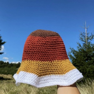 Caciula bucket hat, Imbracaminte si moda, Esarfe, palarii, fularuri, Palarie, Crosetat, ARTYNOS