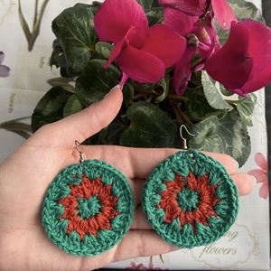 Cercei crosetati, Bijuterii, Cercei, Cercei Hoops, Crosetat, ARTYNOS