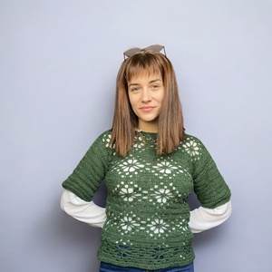 Top croșetat - îmbrăcăminte și modă - haine damă - tricou și top de damă - Artynos.ro