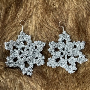 Cercei sclipitori - bijuterii - cercei - cercei croșetați - Artynos.ro