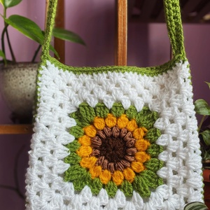 Geanta cu floarea soarelui - genți și portofele - genți de mână și umăr - geantă casual - Artynos.ro