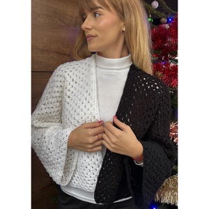 Cardigan crosetat - îmbrăcăminte și modă - haine damă - hanorace, cardigane - Artynos.ro
