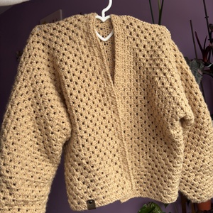 Cardigan crosetat - îmbrăcăminte și modă - haine damă - hanorace, cardigane - Artynos.ro