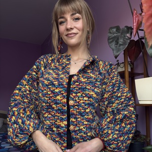 Cardigan colorat - îmbrăcăminte și modă - haine damă - hanorace, cardigane - Artynos.ro
