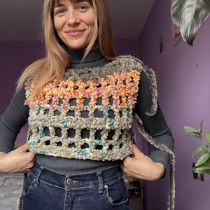 Mesh top, Imbracaminte si moda, Haine dama, Tricou si top de dama, Crosetat, Cusatura, ARTYNOS