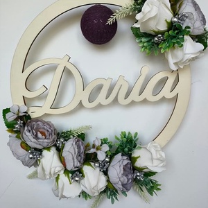 Coronita decor personalizata , Casa & Stil de viata, Echipament pentru camera copiilor, Decoratiuni pentru camera copilului, Aranjament de flori, Prelucrarea lemnului, ARTYNOS