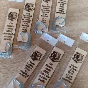 Semn de carte , Carti si creatii cu tematica muzicala, cadouri, Semn de carte, Prelucrarea lemnului, ARTYNOS