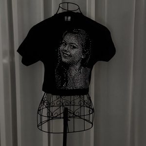 Tricou personalizat în cristale  - accesorii nuntă - accesorii și cadouri de burlaci - Artynos.ro