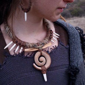 Set de bijuterii talisman nomad în spirală - bijuterii - coliere - coliere din pietre semiprețioase - Artynos.ro