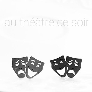 Cercei din argint 925 AU THÉÂTRE CE SOIR  - bijuterii - cercei - cercei și ornamente pentru urechi - Artynos.ro