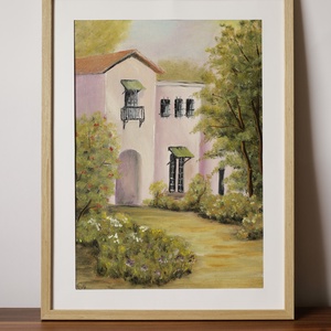 Gradina mediteraneana, Arte vizuale si accesorii , Picturi, Pictura in ulei, Pictura, ARTYNOS