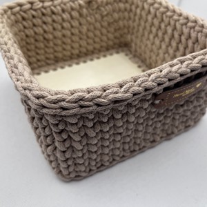 Coș pătrat pe bază de lemn - casă & stil de viață - materiale de depozitare și sortare - coșuri depozitare - Artynos.ro